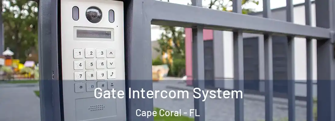  Gate Intercom System Cape Coral - FL